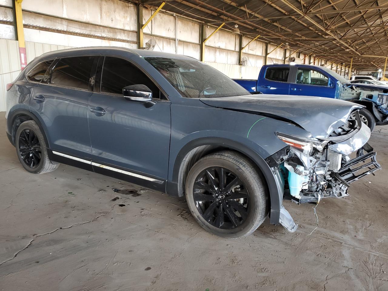 2022 Mazda CX-9 VIN JM3TCBDYXN0620692 Copart auction photo, front end damage thumbnail 4