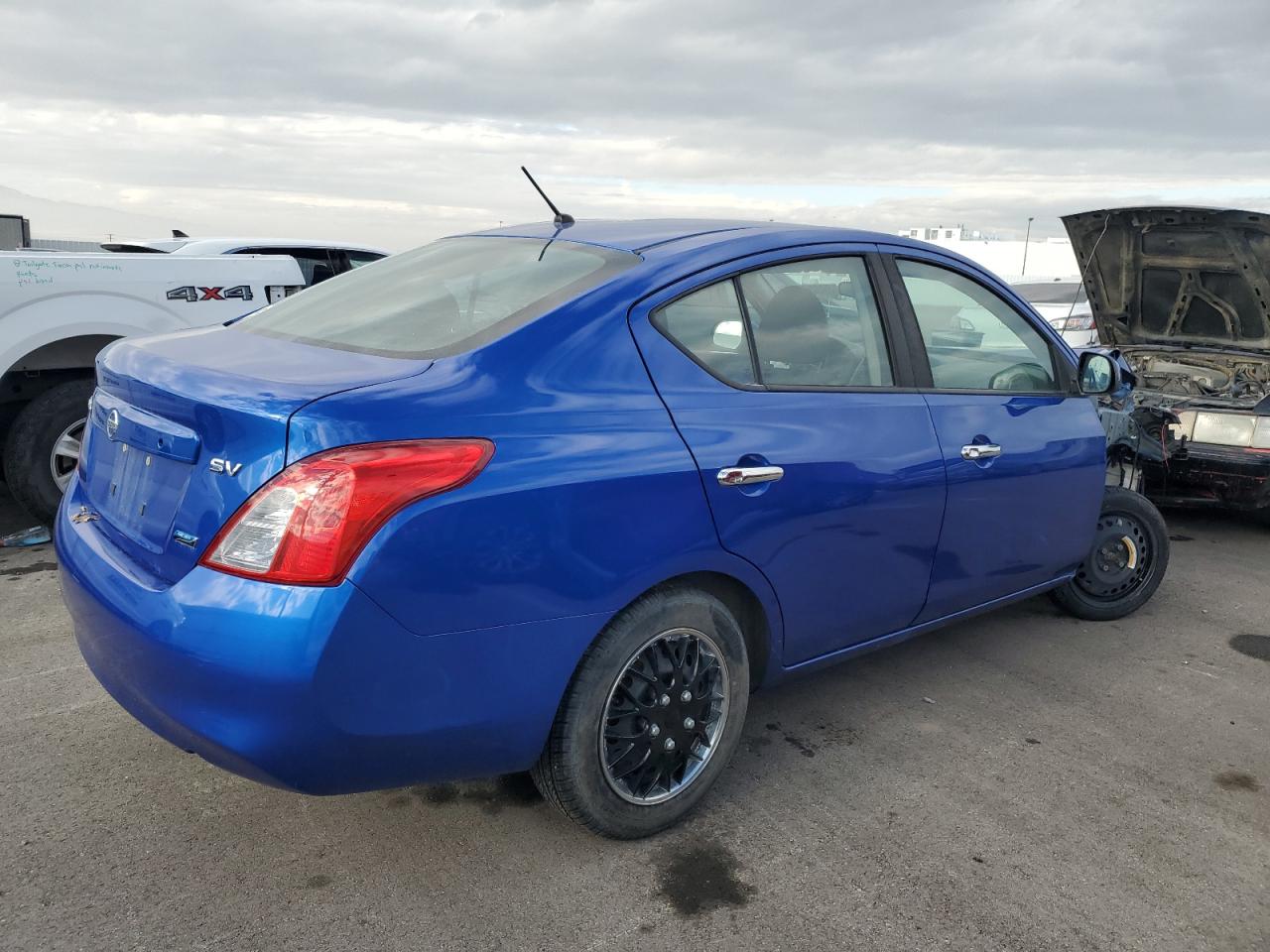 2012 Nissan Versa VIN 3N1CN7AP9CL918231 Copart auction photo, front end damage thumbnail 3