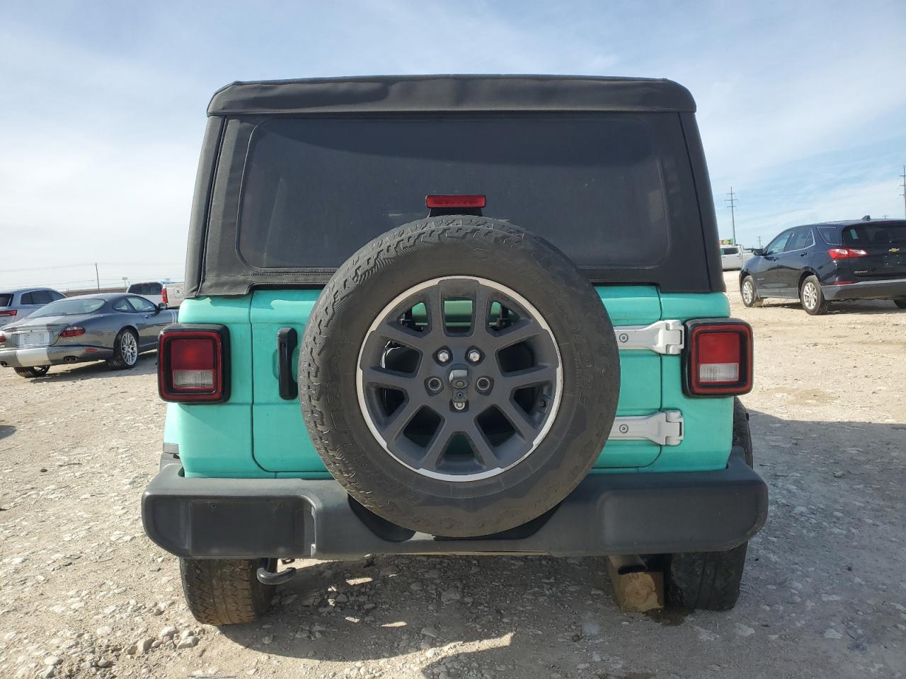 2021 Jeep Wrangler VIN 1C4HJXDN7MW549681 Copart auction photo, front end / side damage thumbnail 6