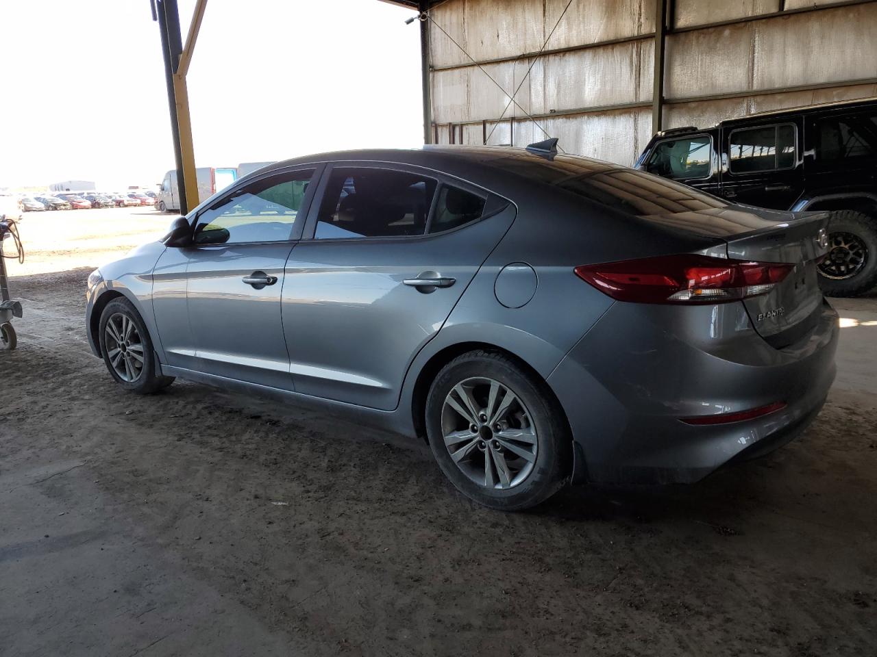 2018 Hyundai Elantra VIN 5NPD84LF5JH342713 Copart auction photo, rear end damage thumbnail 2