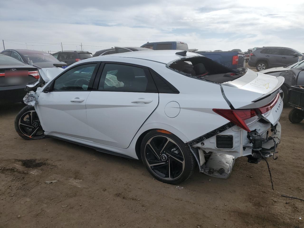 2023 Hyundai Elantra VIN KMHLR4AF3PU403904 Copart auction photo, all over damage thumbnail 2