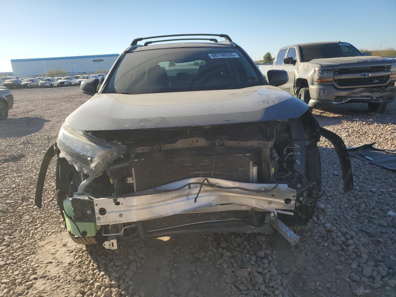 2021 Toyota RAV 4 VIN 2T3H1RFVXMC120351 Copart auction photo, front end damage thumbnail 5