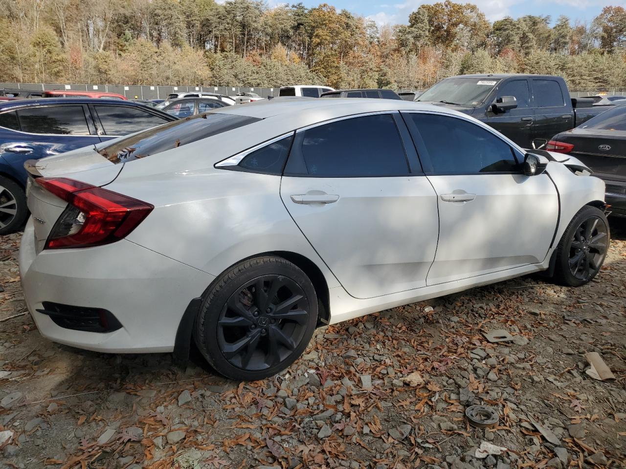 2021 Honda Civic VIN 2HGFC2F8XMH500325 Copart auction photo, front end damage thumbnail 3