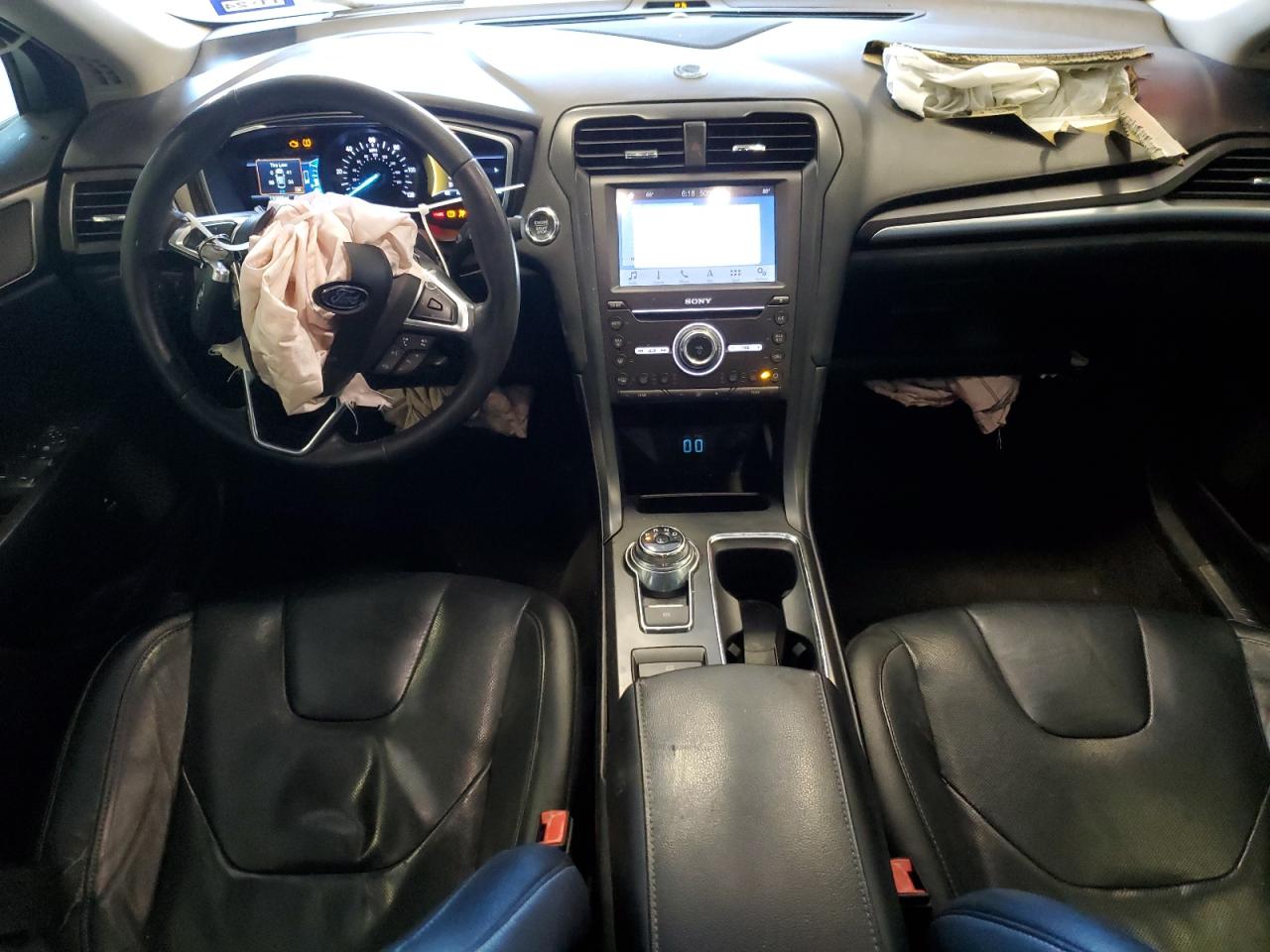 2019 Ford Fusion VIN 3FA6P0RU3KR140032 Copart auction photo, front end / side damage thumbnail 8