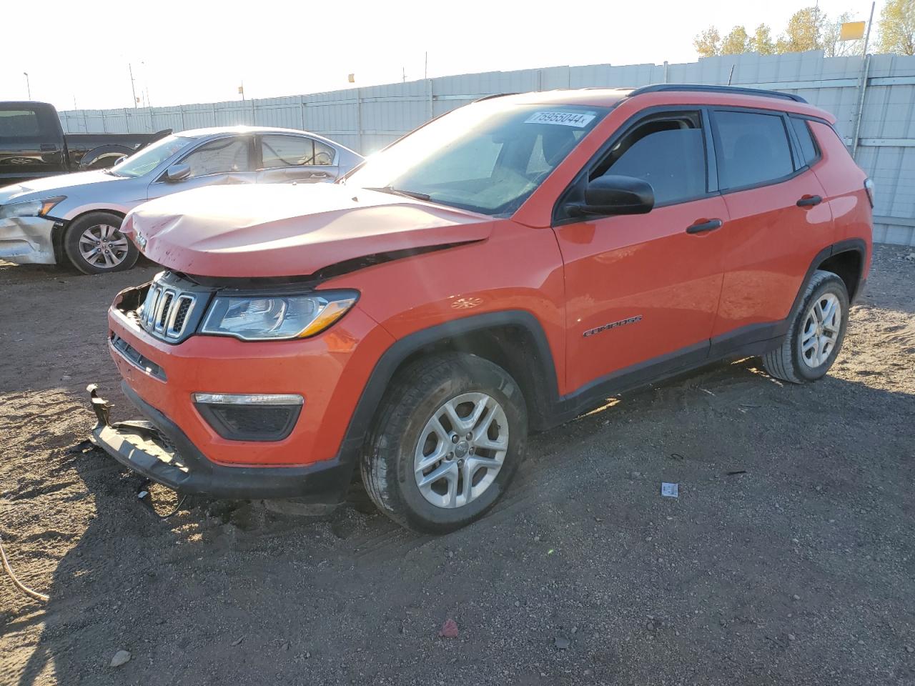 2017 Jeep Compass VIN 3C4NJDAB8HT681422