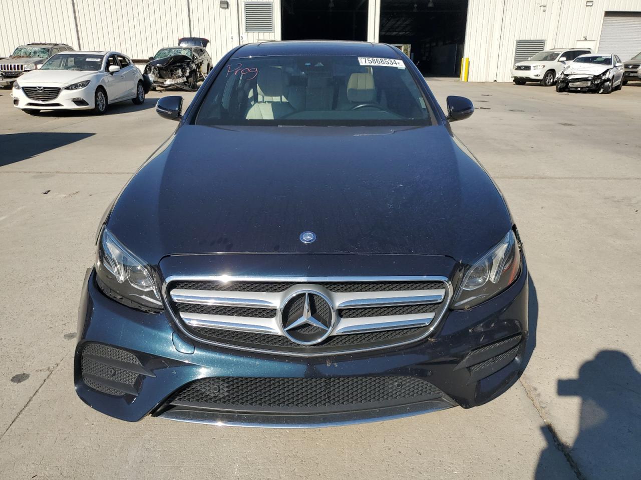 2017 Mercedes-Benz E-klasse VIN WDDZF4KB6HA135331 Copart auction photo, all over damage thumbnail 5