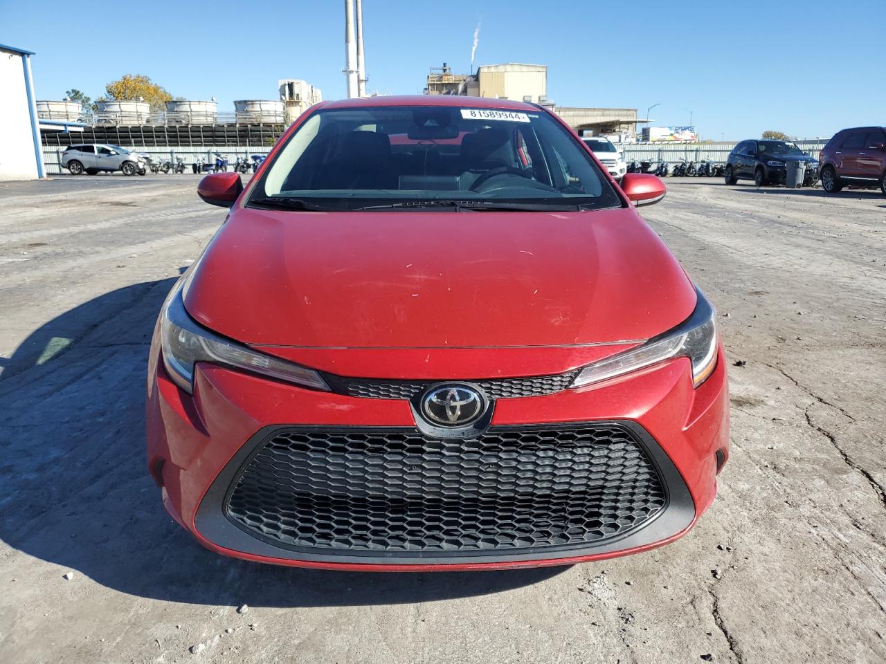 2021 Toyota Corolla VIN 5YFEPMAE5MP251319 Copart auction photo, rear end / hail damage thumbnail 5