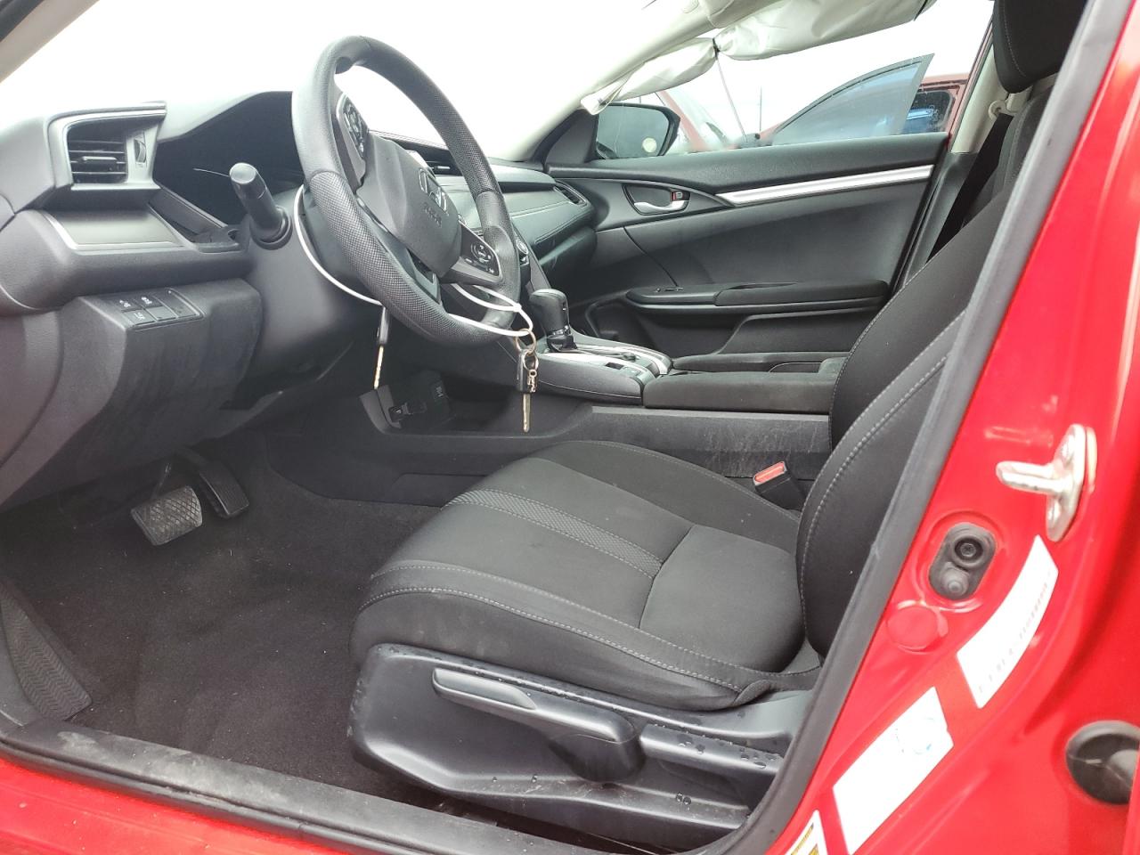 2019 Honda Civic VIN 2HGFC2F62KH604982 Copart auction photo, side damage thumbnail 7