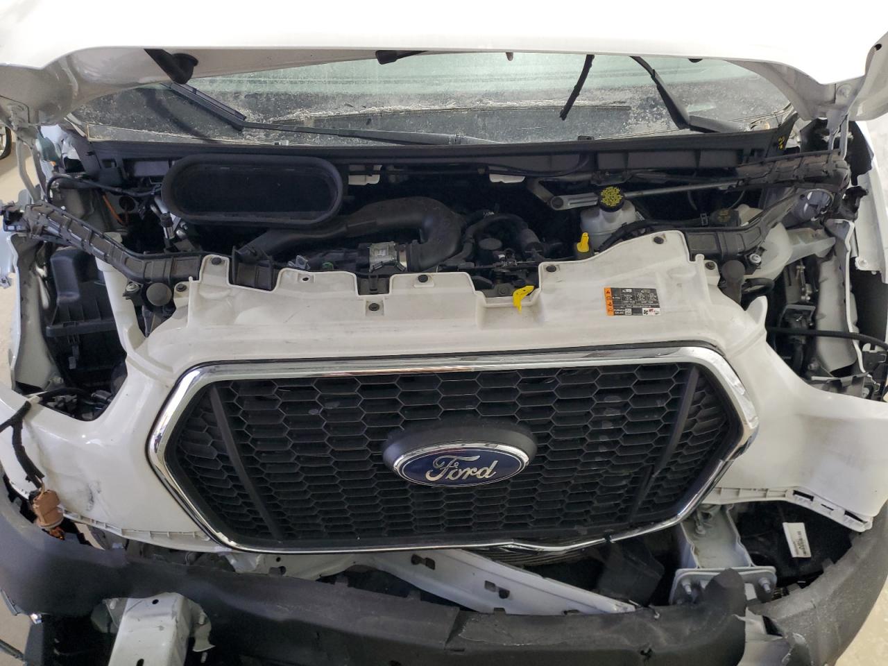 2023 Ford Transit VIN 1FTBR1Y81PKB90064 Copart auction photo, all over damage thumbnail 12