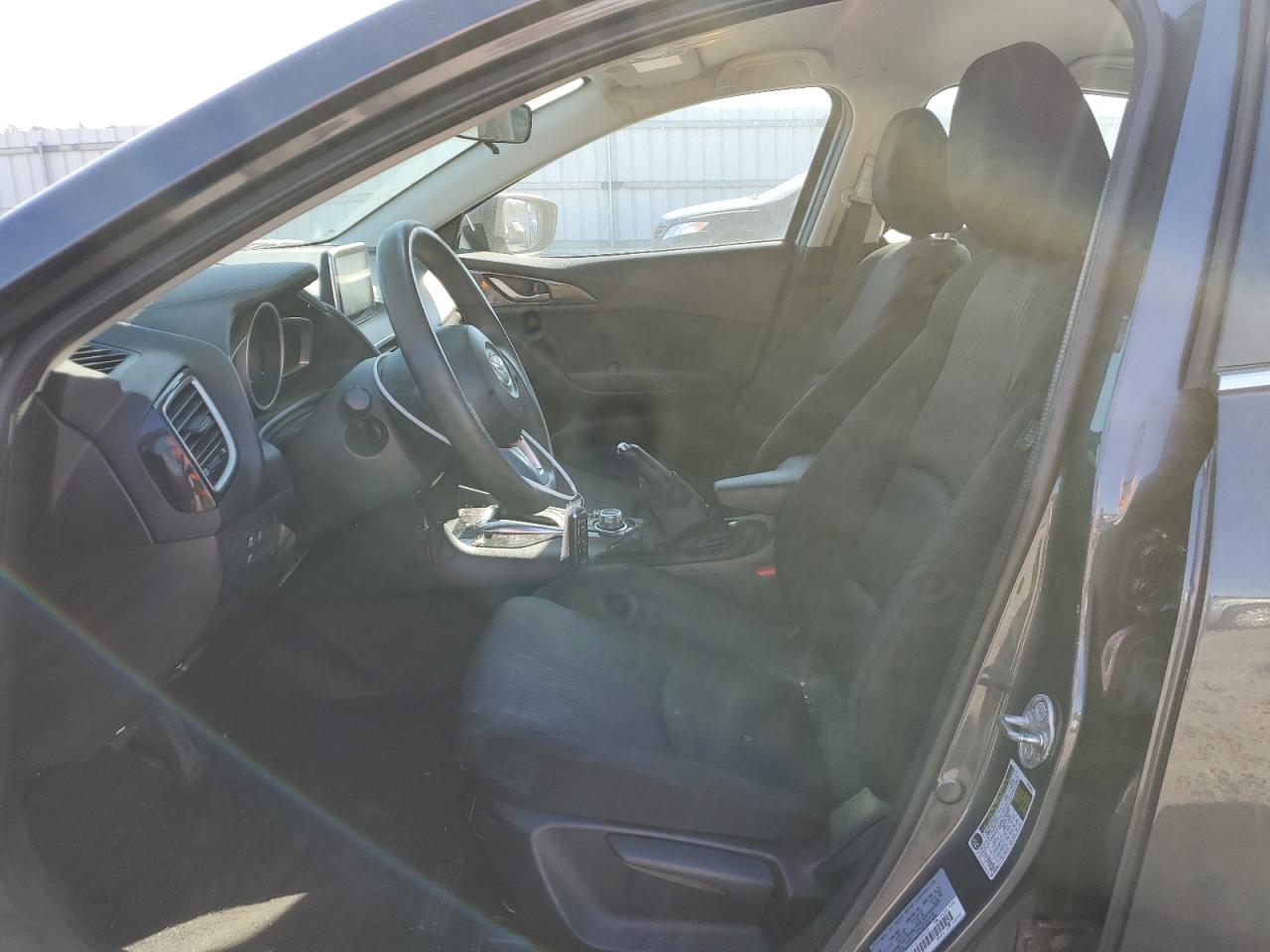 2016 Mazda 3 VIN JM1BM1U74G1309405 Copart auction photo, front end / side damage thumbnail 7