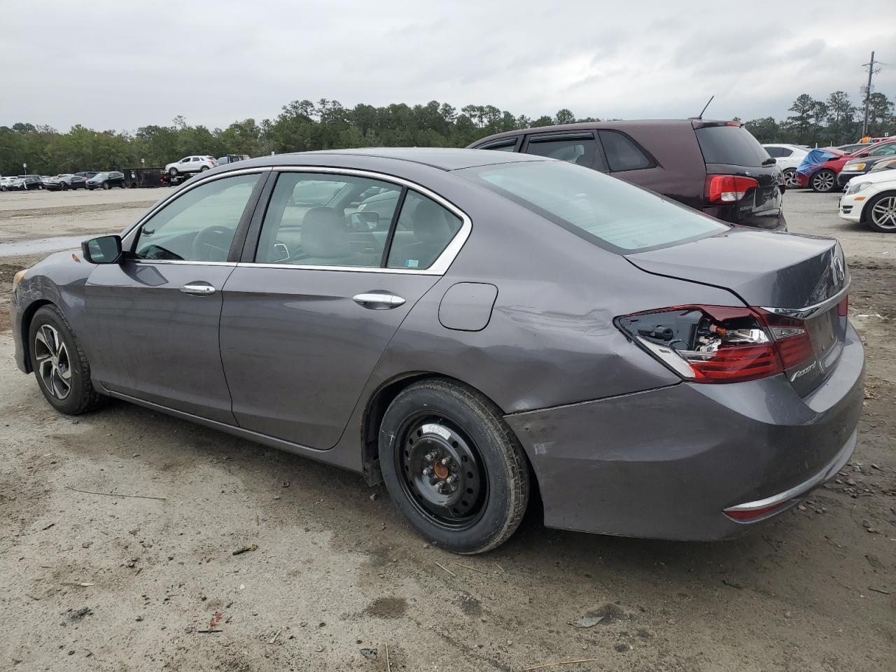 2017 Honda Accord VIN 1HGCR2F37HA020849 Copart auction photo, front end / rear end damage thumbnail 2