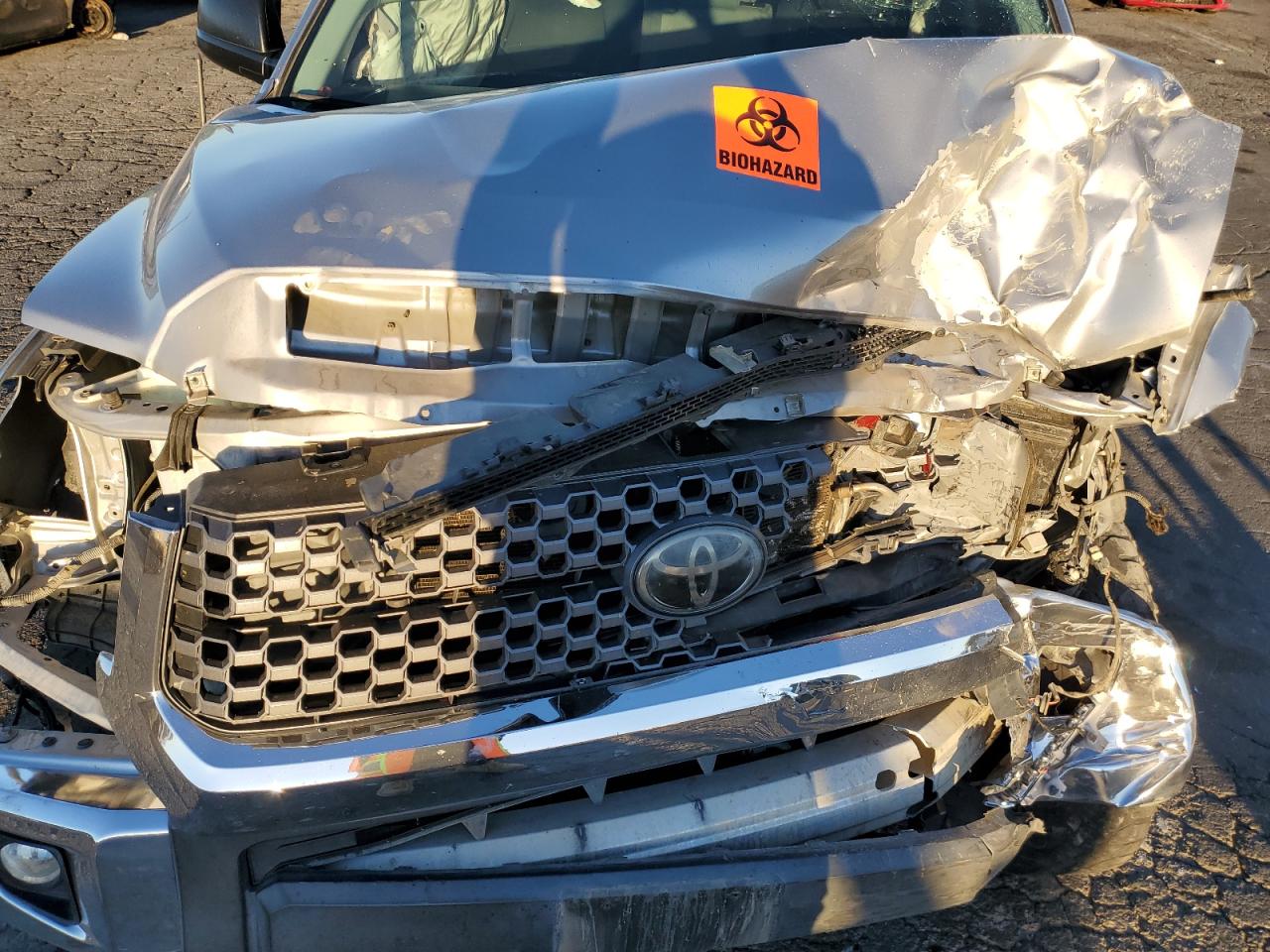 2019 Toyota Tundra VIN 5TFDY5F17KX828452 Copart auction photo, front end damage thumbnail 12