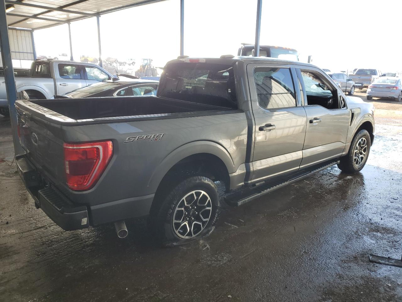 2023 Ford F-150 VIN 1FTFW1E55PFB57033 Copart auction photo, all over damage thumbnail 3