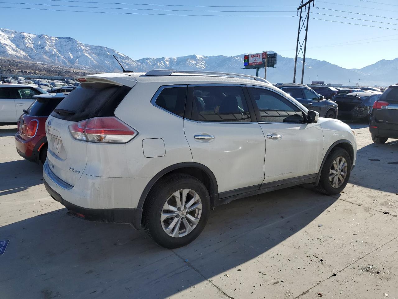2016 Nissan Rogue VIN KNMAT2MV1GP657212 Copart auction photo, all over damage thumbnail 3