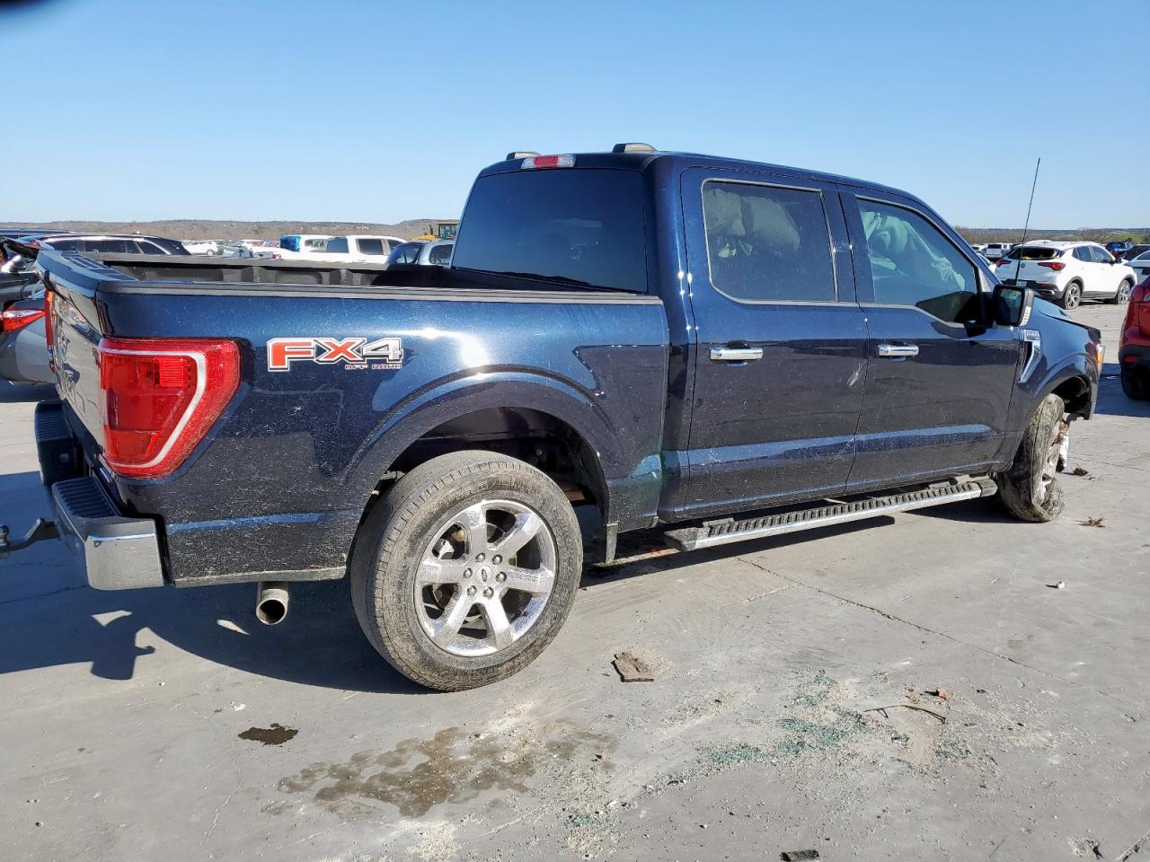 2022 Ford F-150 VIN 1FTFW1E89NKF09948 Copart auction photo, front end damage thumbnail 3