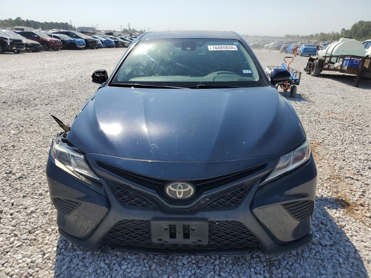 2019 Toyota Camry VIN 4T1B11HKXKU297142 Copart auction photo, side / front end damage thumbnail 5
