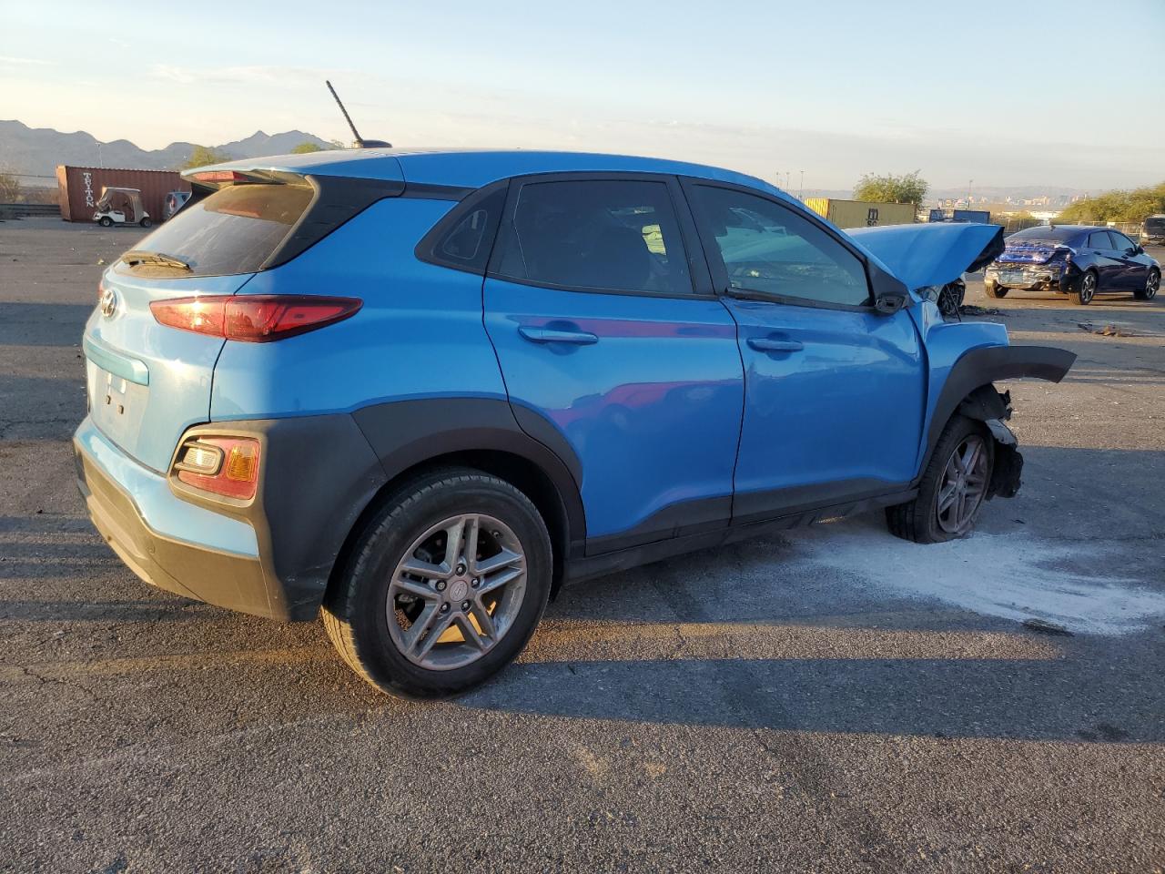 2020 Hyundai Kona VIN KM8K12AA7LU543315 Copart auction photo, front end damage thumbnail 3