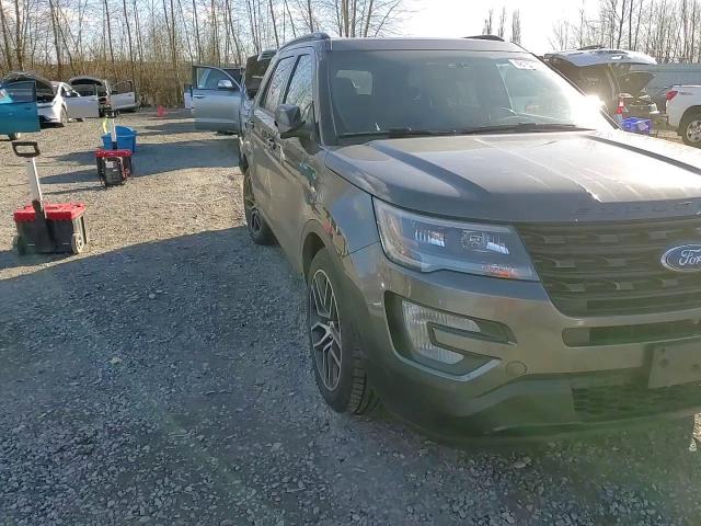 2016 Ford Explorer VIN 1FM5K8GT4GGC60008 Copart auction photo, rear end damage thumbnail 12