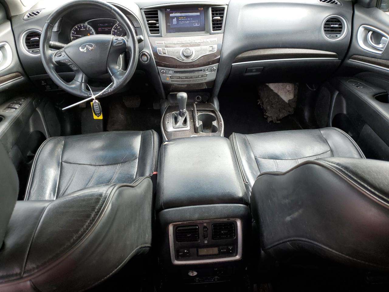 2014 Infiniti QX60 VIN 5N1AL0MM1EC538202 Copart auction photo, front end / side damage thumbnail 8