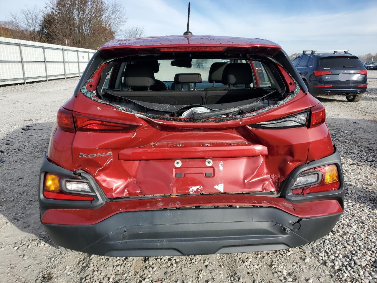 2020 Hyundai Kona VIN KM8K12AA3LU480116 Copart auction photo, rear end / front end damage thumbnail 6