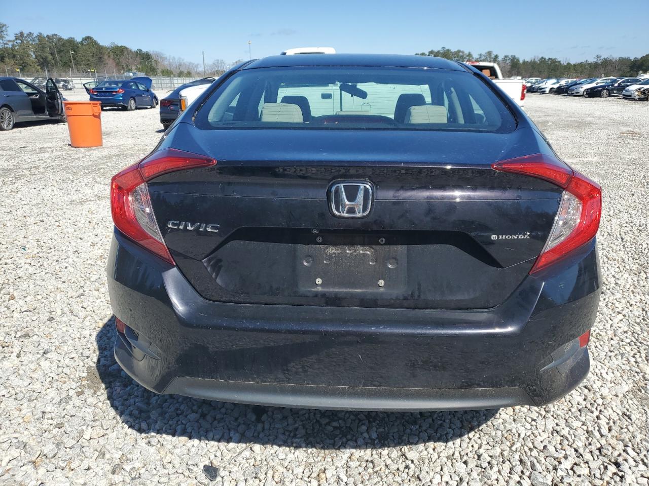 2016 Honda Civic VIN 19XFC2F72GE092439 Copart auction photo, front end damage thumbnail 6