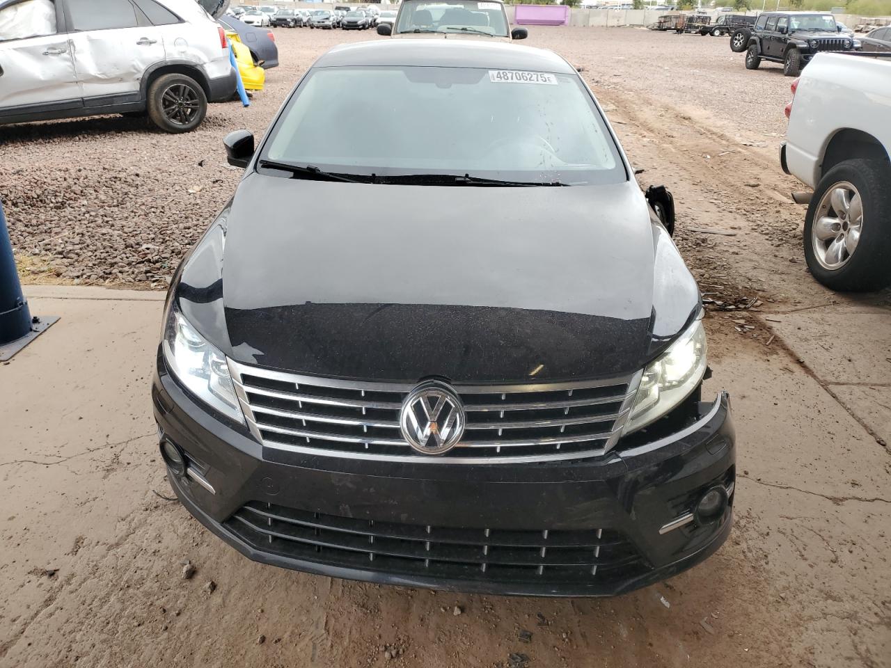 2013 Volkswagen Passat CC VIN WVWAN7AN6DE553558 Copart auction photo, front end damage thumbnail 5
