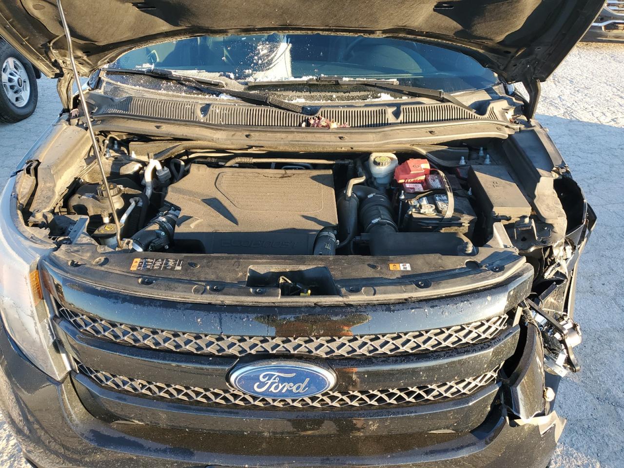 2015 Ford Explorer VIN 1FM5K8GT1FGC37266 Copart auction photo, front end / side damage thumbnail 12