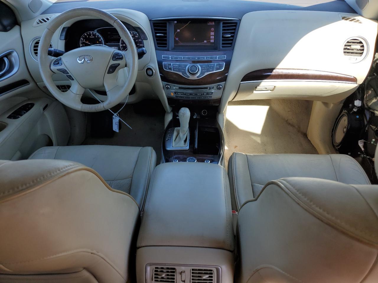 2013 Infiniti JX VIN 5N1AL0MM2DC324222 Copart auction photo, front end / side damage thumbnail 8