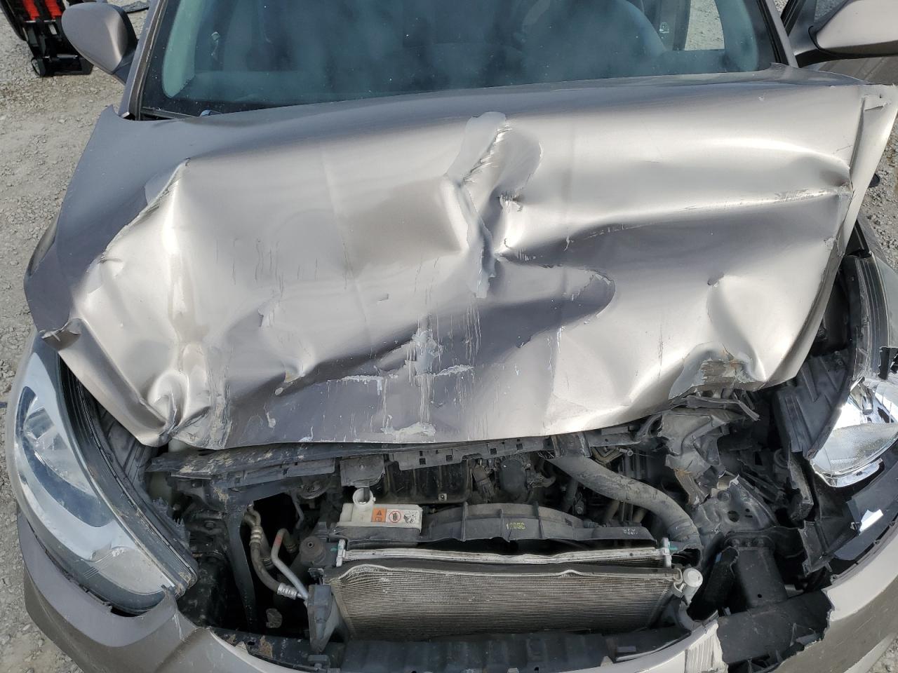 2014 Hyundai Accent VIN KMHCT5AE6EU150119 Copart auction photo, front end / rear end damage thumbnail 13