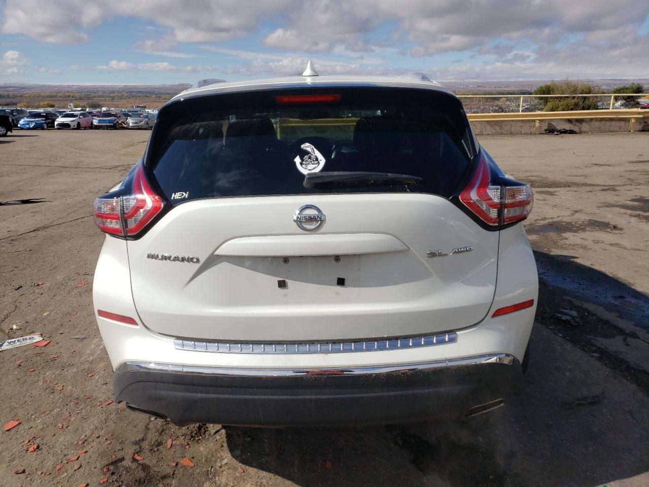 2017 Nissan Murano VIN 5N1AZ2MH7HN198981 Copart auction photo, front end damage thumbnail 6