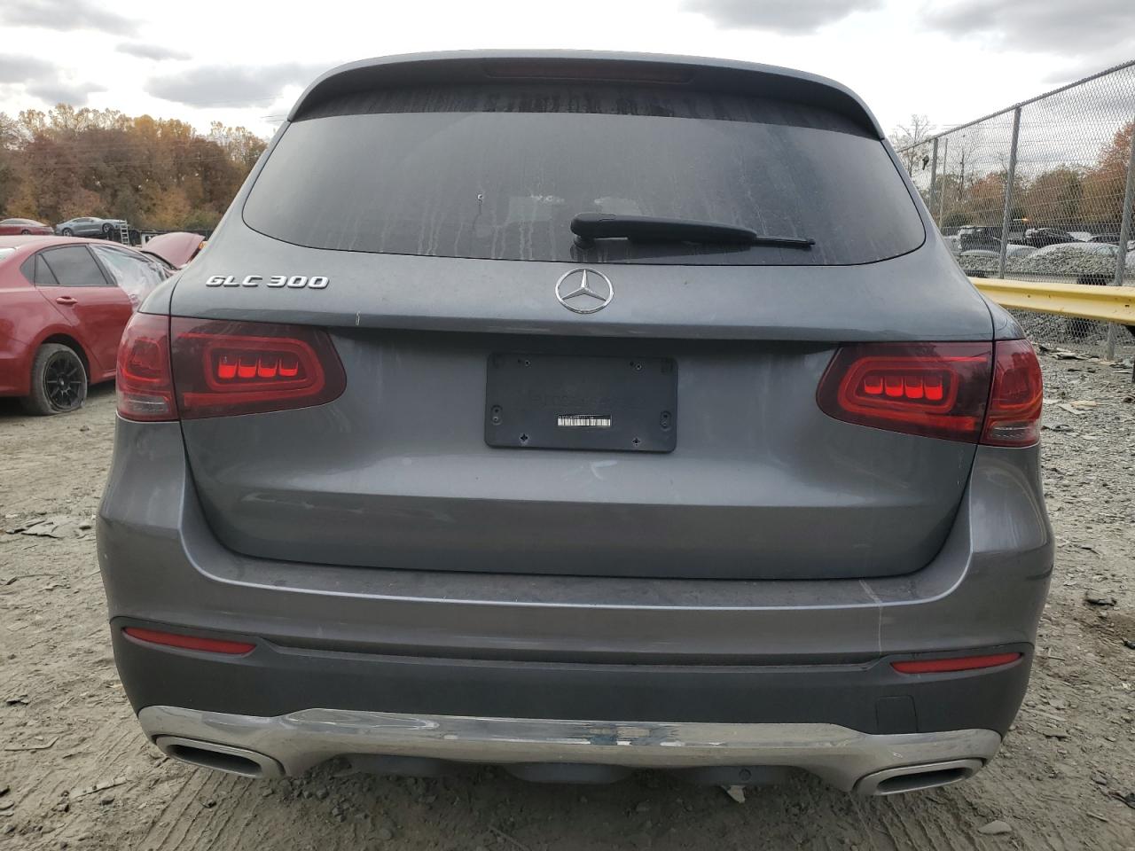 2020 Mercedes-Benz GLC VIN W1N0G8DB0LF771154 Copart auction photo, side damage thumbnail 6