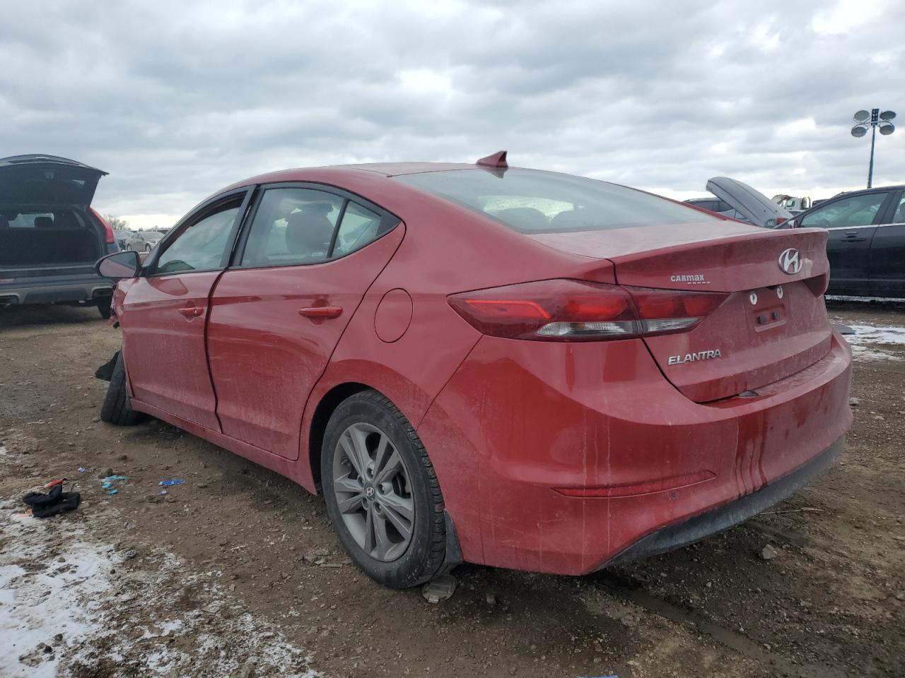 2018 Hyundai Elantra VIN 5NPD84LF6JH341599 Copart auction photo, front end / minor dent/scratches damage thumbnail 2