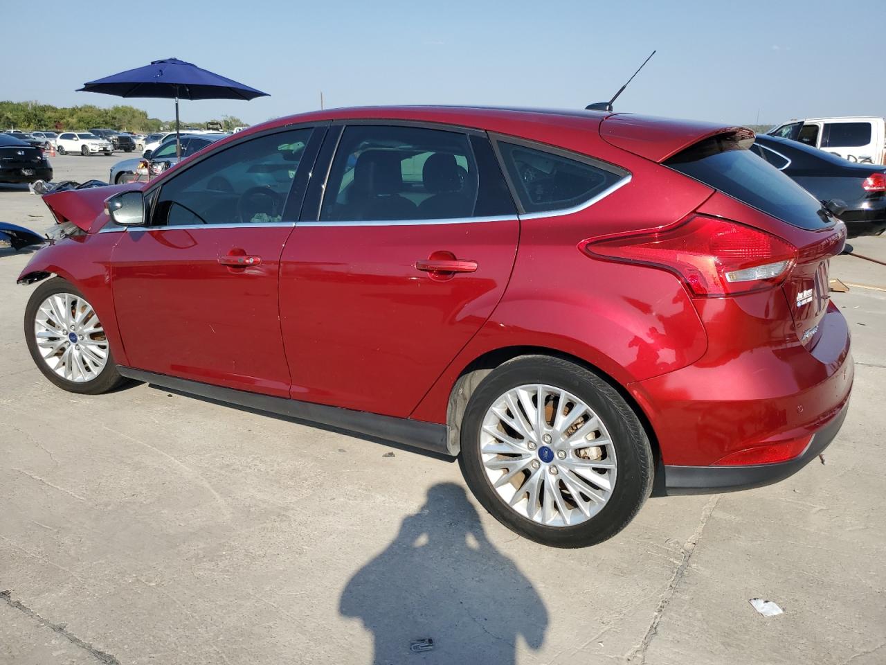 2015 Ford Focus VIN 1FADP3N26FL278181 Copart auction photo, front end damage thumbnail 2