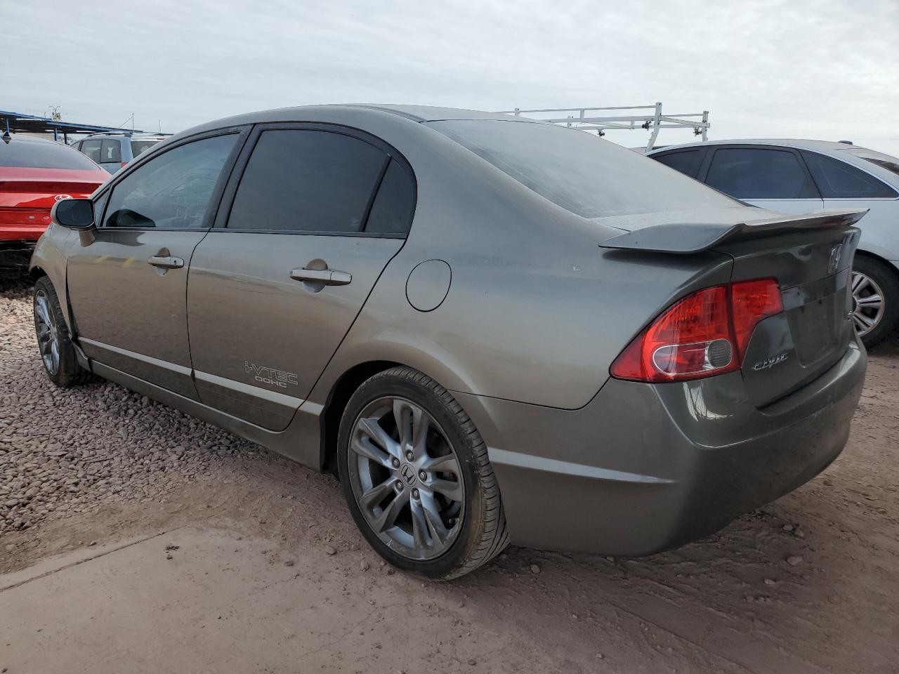 2008 Honda Civic VIN 2HGFA55518H709814 Copart auction photo, front end / side damage thumbnail 2