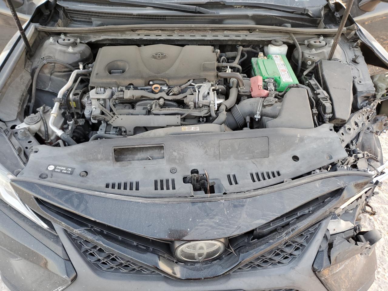 2019 Toyota Camry VIN 4T1B11HK8KU741019 Copart auction photo, front end / side damage thumbnail 9