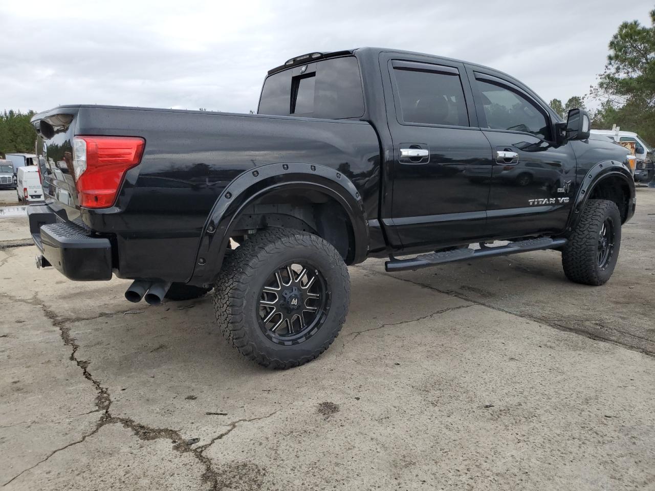 2020 Nissan Titan VIN 1N6AA1ED9LN502853 Copart auction photo, front end damage thumbnail 3