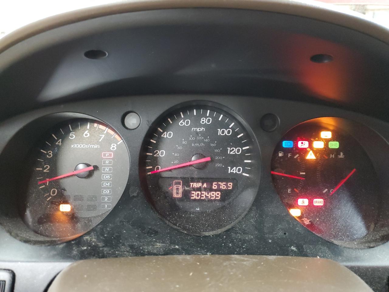 2003 Acura MDX VIN 2HNYD18683H500309 Copart auction photo, all over damage thumbnail 9