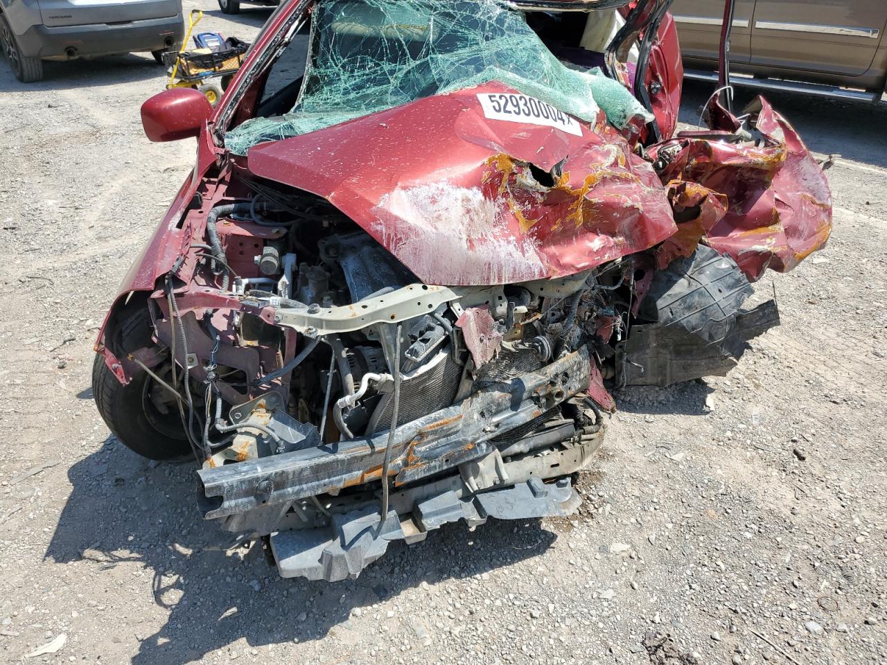 2010 Nissan Versa VIN 3N1BC1AP0AL409124 Copart auction photo, all over damage thumbnail 11