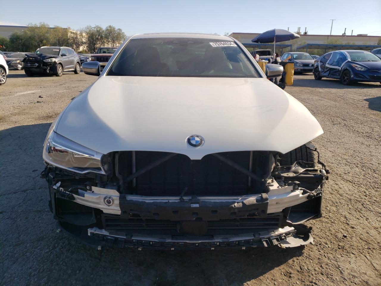 2020 BMW M5 VIN WBAJS7C09LCD86584 Copart auction photo, front end / side damage thumbnail 5