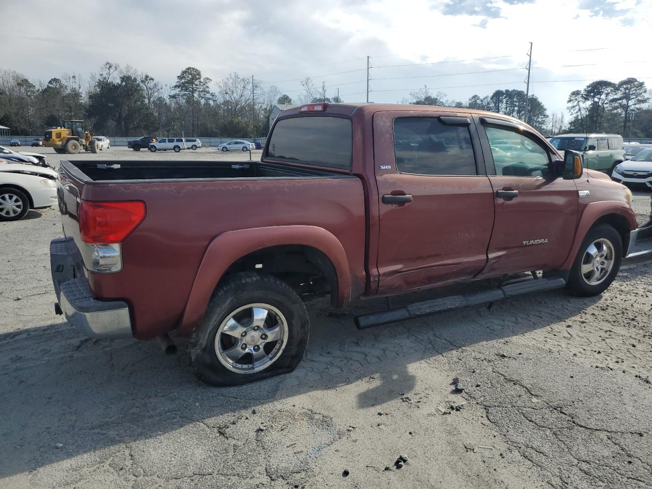 2007 Toyota Tundra VIN 5TBEV54127S458419 Copart auction photo, all over damage thumbnail 3