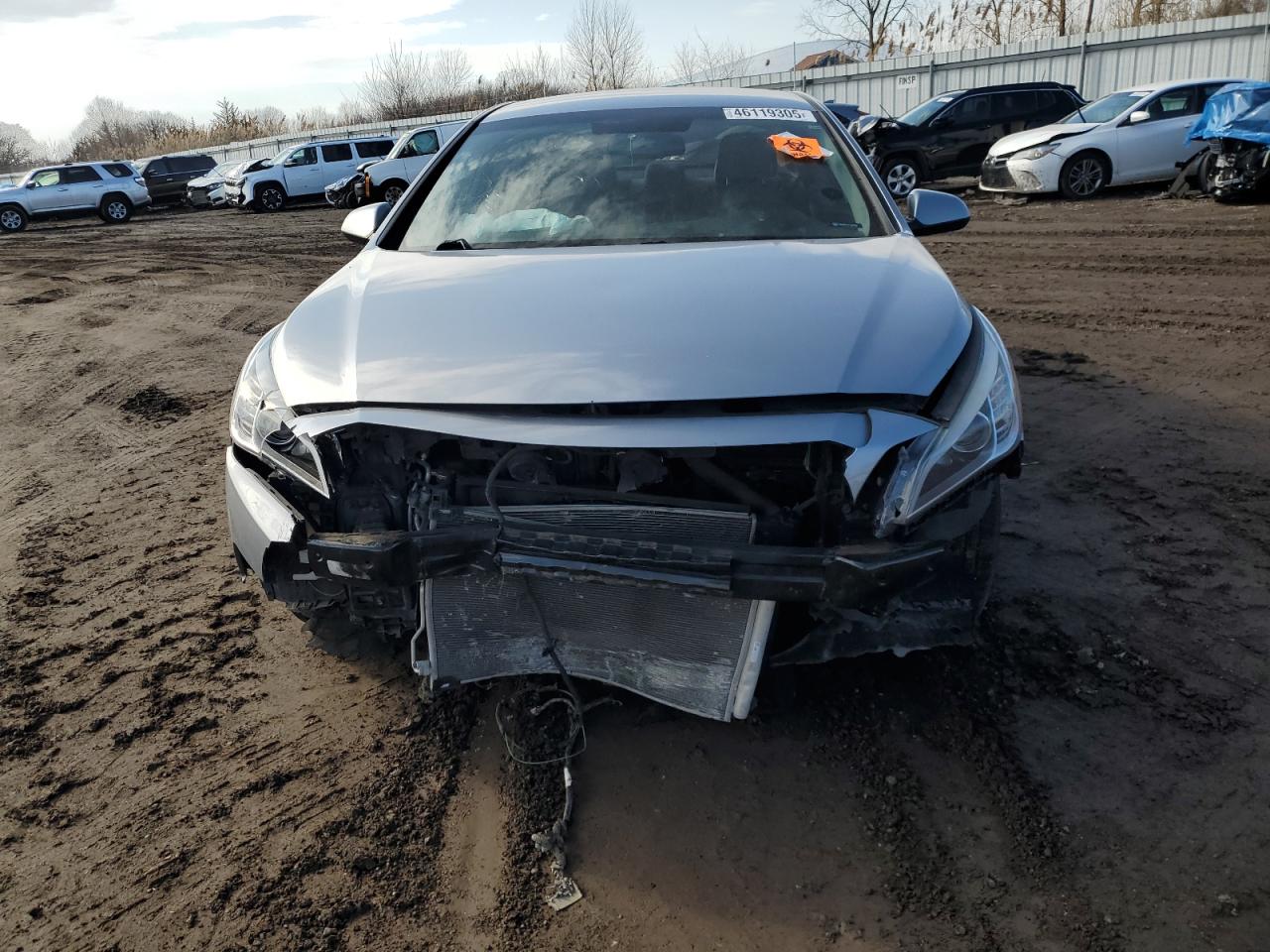 2016 Hyundai Sonata VIN 5NPE24AF6GH352457 Copart auction photo, vandalism / front end damage thumbnail 5