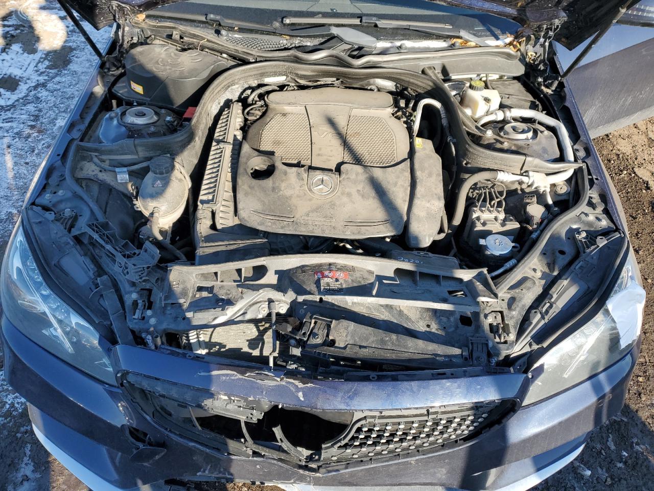 2016 Mercedes-Benz E-klasse VIN WDDHF8JB5GB169063 Copart auction photo, front end damage thumbnail 11