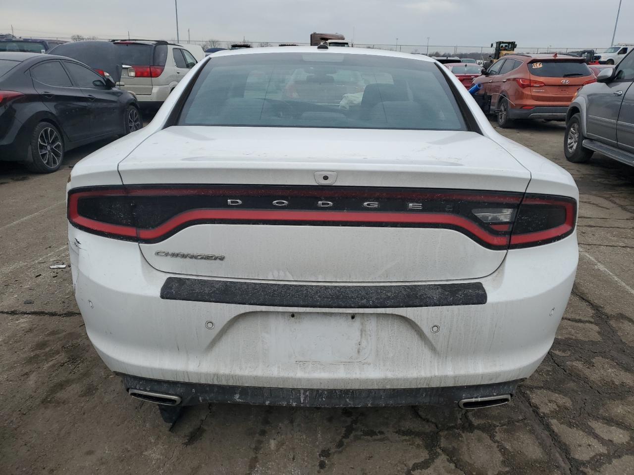 2019 Dodge Charger VIN 2C3CDXBG5KH664267 Copart auction photo, rear end / front end damage thumbnail 6
