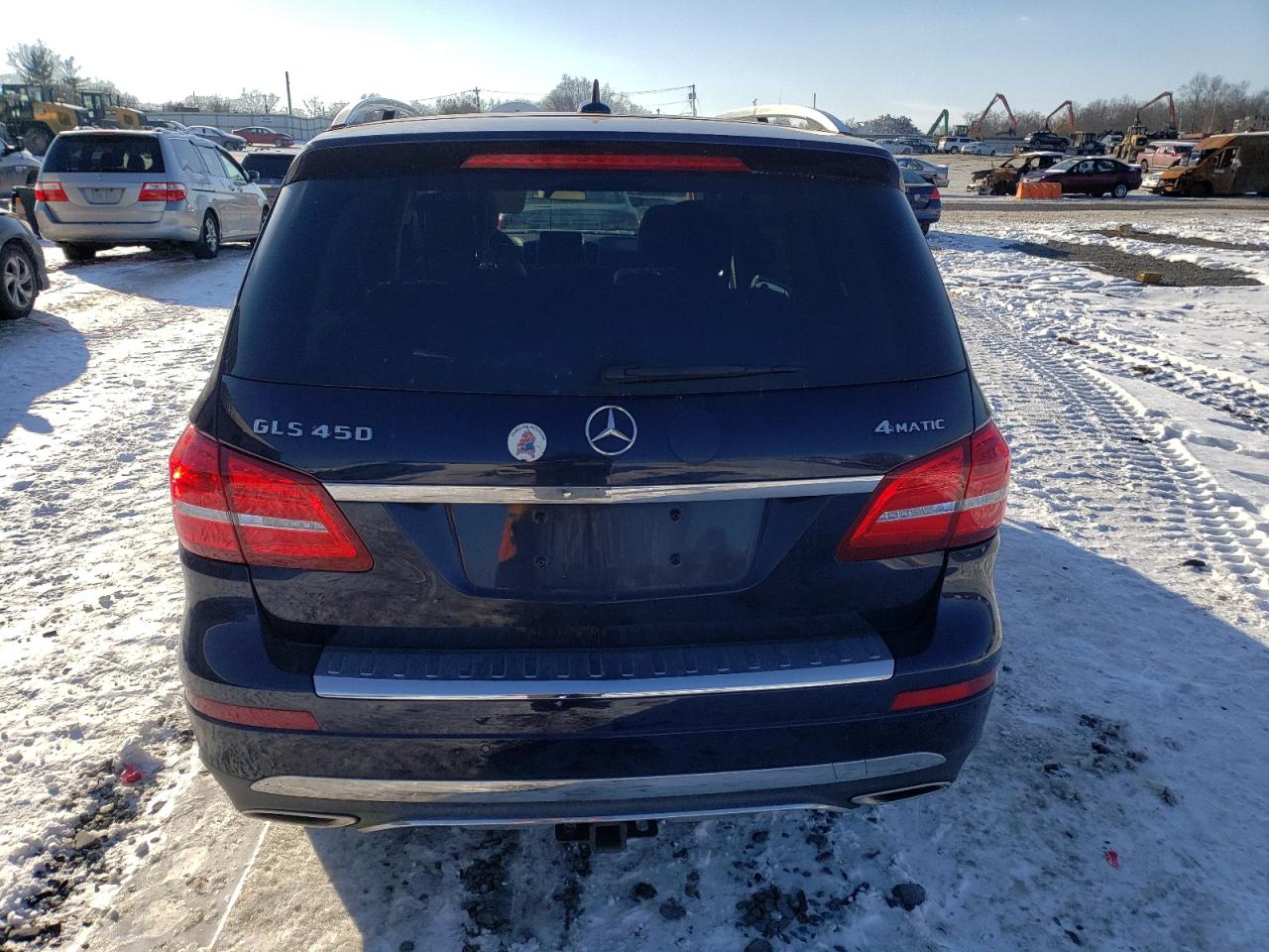 2017 Mercedes-Benz GLS-klasse VIN 4JGDF6EE1HA827191 Copart auction photo, front end damage thumbnail 6