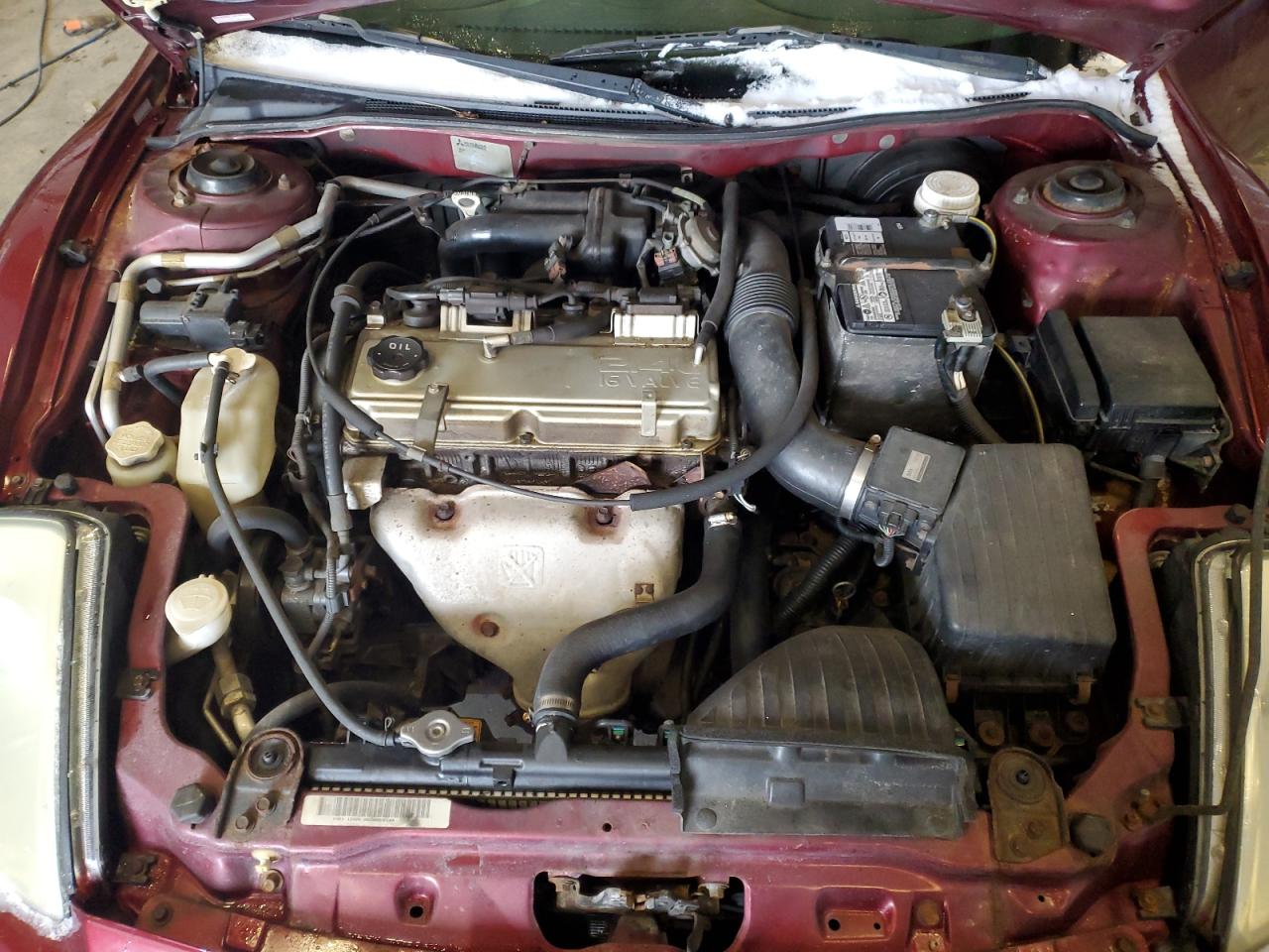 2004 Mitsubishi Eclipse VIN 4A3AC44GX4E051974 Copart auction photo, all over damage thumbnail 11