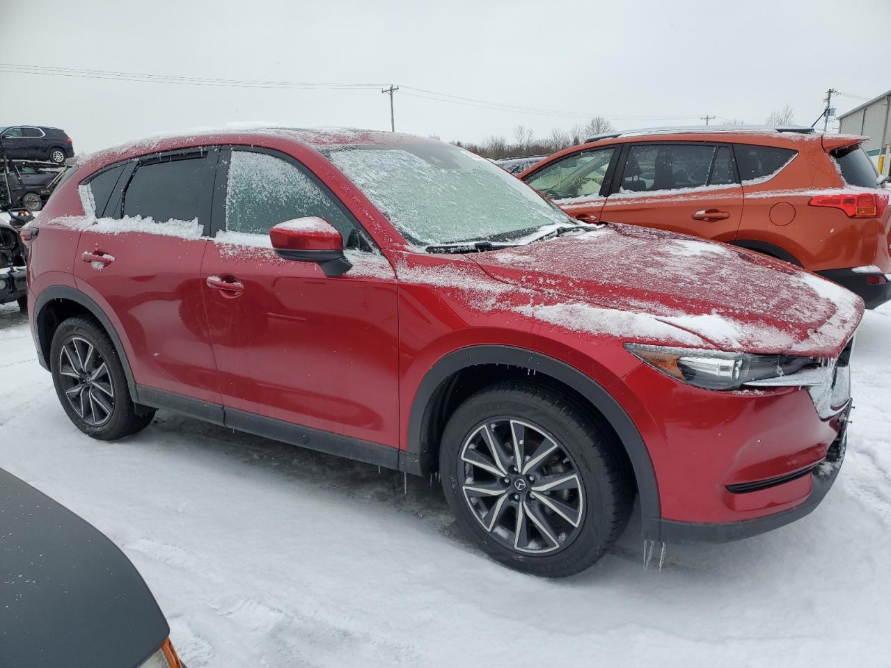 2018 Mazda CX-5 VIN JM3KFBCM9J0425503 Copart auction photo, side damage thumbnail 4