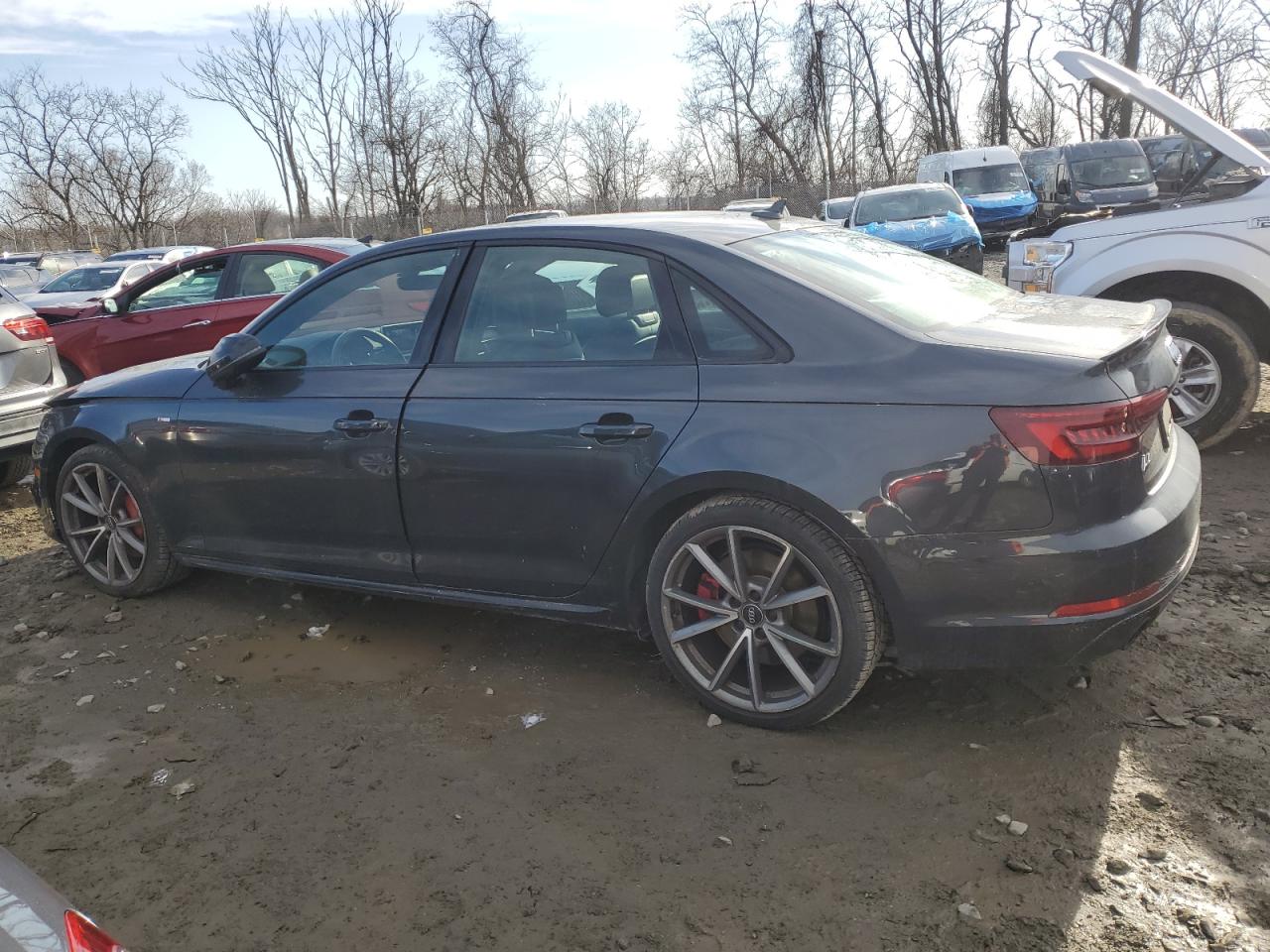 2018 Audi A4 VIN WAUENAF47JN019511 Copart auction photo, mechanical / front end damage thumbnail 2