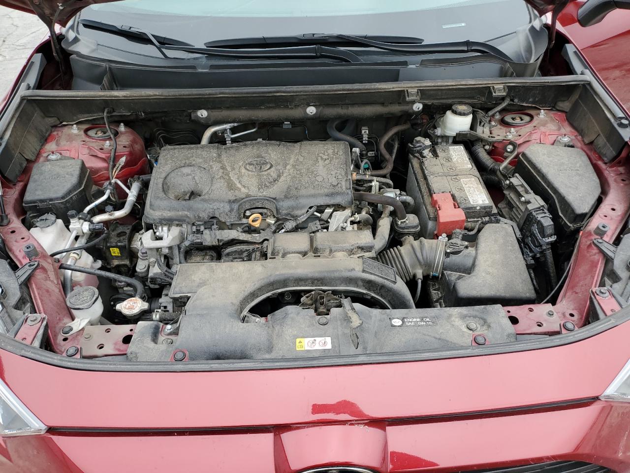 2021 Toyota RAV 4 VIN 2T3C1RFV9MW130006 Copart auction photo, front end / side damage thumbnail 13