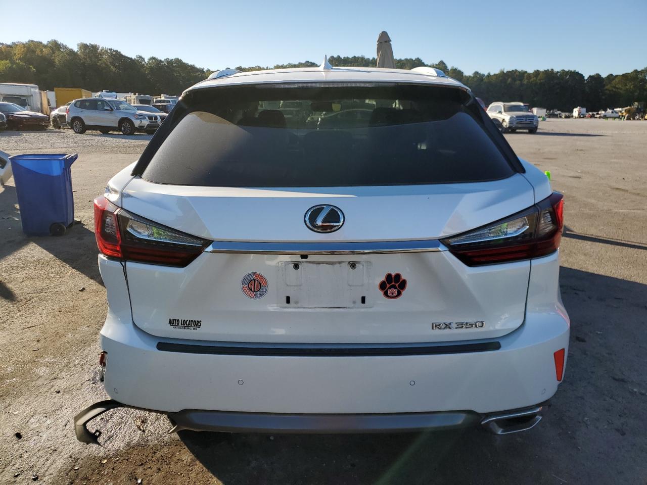2017 Lexus RX VIN 2T2ZZMCAXHC092613 Copart auction photo, side / rear end damage thumbnail 6