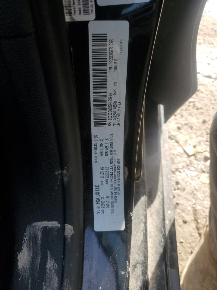 2016 Chrysler 200 VIN 1C3CCCABXGN169014 Copart auction photo, side / front end damage thumbnail 12
